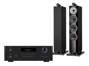 Rotel RA-1592 MkII (czarny) + 702 S3 (czarny) - Zestawy stereo - miniaturka - grafika 1