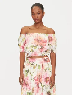 Guess Bluzka W5GH61 WH4S2 Kolorowy Regular Fit - Bluzki damskie - miniaturka - grafika 1