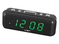 Zegary - Budzik LED VST-738, zielony. (1LM) - miniaturka - grafika 1