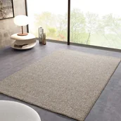 Dywany - Prostokątny kremowy dywan wewnętrzny 200 x 290 cm PETRA półprzezroczysty - ATTICGO - miniaturka - grafika 1