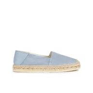 Espadryle damskie - Damskie espadryle GEOX D LAMPEDUSA D35V0A-02285-C4017 – Niebieski - miniaturka - grafika 1