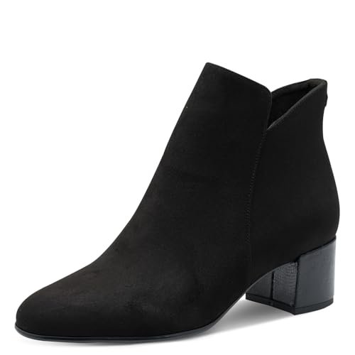 Tamaris Damskie sztyblety Boot Heel 1-25354-43, Black Comb, 37 EU, czarny Comb, 37 EU