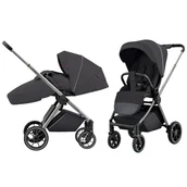 Wózki dziecięce - Wózek dla dziecka CARRELLO Ultra CRL-5525 Matte Grey - miniaturka - grafika 1