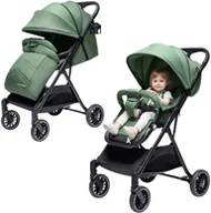 Wózki dziecięce - WÓZEK DZIECIĘCY SPACERÓWKA LITTLE RIDER ZEFIR ZIELONY - miniaturka - grafika 1