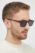 Okulary przeciwsłoneczne - Tommy Hilfiger okulary przeciwsłoneczne męskie kolor szary - miniaturka - grafika 1