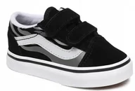 Buty dla dziewczynek - 17 Buty trampki dziecięce VANS SKOOL VN0A38JNWKJ czarne sportowe - miniaturka - grafika 1