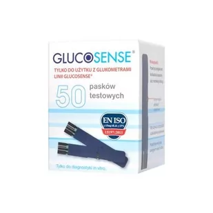 Genexo Glucosense elektroda enzymat 50 pasków 8111601 - Glukometry i akcesoria dla diabetyków - miniaturka - grafika 1