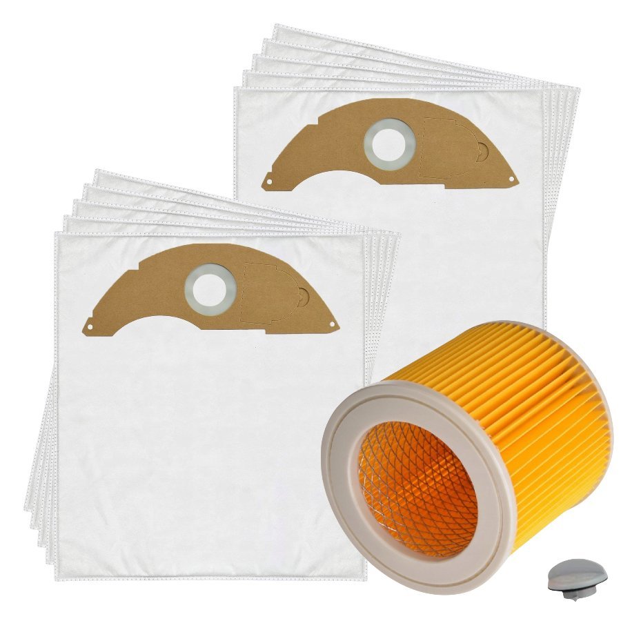 10x WORKI + FILTR DO ODKURZACZA KARCHER NT 22/1 Ap Te L Starmix eCraft 22/1