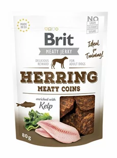 Brit BRIT Jerky Snack Herring Meaty Coints 80g 44746-uniw - Przysmaki dla psów - miniaturka - grafika 1