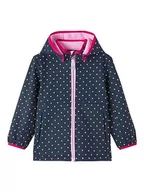 Kurtki i płaszcze dla dziewczynek - NAME IT Girl's NMFMALTA kurtka softshell DOT FO kurtka, ciemny szafir, rozmiar 98, Dark Sapphire, 92 cm - miniaturka - grafika 1