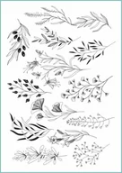 Zabawki kreatywne - Tatuaże tymczasowe, zmywalne, kwiaty 02, format arkusz A4 - miniaturka - grafika 1