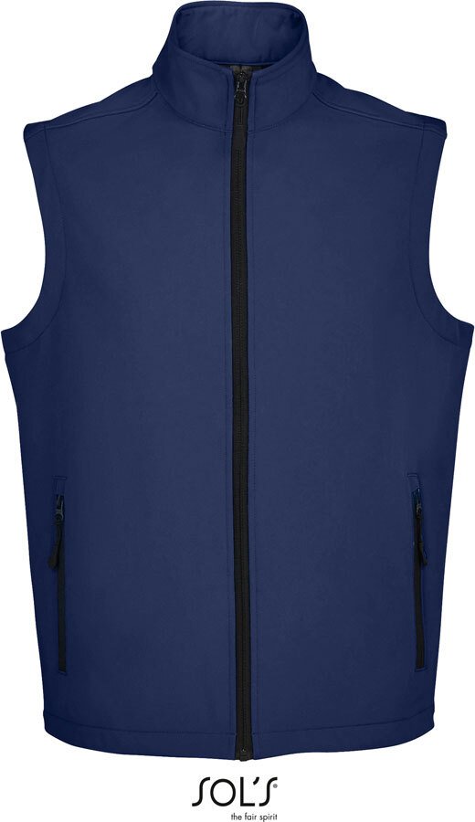 SOLS kamizelka męska 2-warstwowa softshell 02887 Blue French Navy S