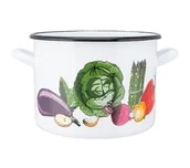 Garnki - Silesia Rybnik 02050021306 Indukcja Emalia 7,5l - miniaturka - grafika 1