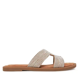 Klapki Tamaris 1-27113-42 Srebrny - Klapki i japonki damskie - miniaturka - grafika 1