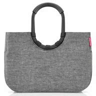 Torebki damskie - reisenthel Loopshopper L Frame Shopper Bag 46 cm frame twist silver - miniaturka - grafika 1