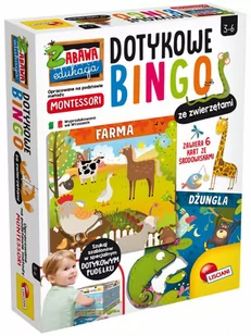 Lisciani Lisciani Montessori Doty kowe bingo ze zwierzetam GXP-712377 - Gry planszowe - miniaturka - grafika 2