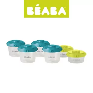 Beaba Zestaw słoiczków Clip 6 szt 60 ml i 120 ml 912481 - Śliniaki i fartuszki - miniaturka - grafika 3