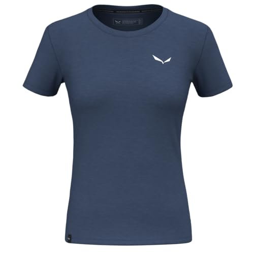 Salewa Eagle Minilogo Merino T-Shirt damski, niebieski, L