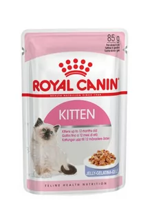 Royal Canin Kitten w galaretce Feline 24x85g saszetka 17087-uniw - Mokra karma dla kotów - miniaturka - grafika 1