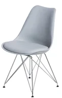 Fotele i krzesła biurowe - D2.DESIGN Krzesło Norden DSR PP szare 1608 113283 - miniaturka - grafika 1