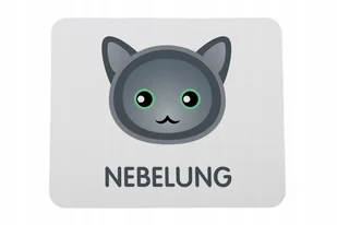 Podkładka pod mysz z kotem Nebelung - Podkładki pod mysz - miniaturka - grafika 1