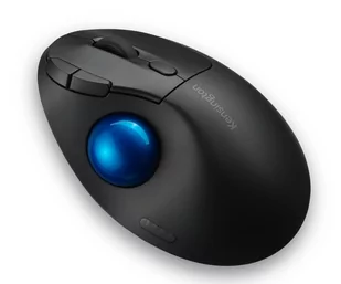 Kensington Pro Fit Ergo Trackball TB450 czarno-niebieska - Myszki - miniaturka - grafika 2