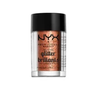 Rozświetlacze do twarzy i ciała - NYX Professional Makeup NYX Professional Makeup Copper Face & Body Glitter Brokat 2.5 g - miniaturka - grafika 1