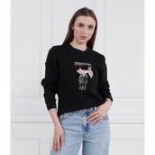 Bluzy damskie - Karl Lagerfeld Bluza ikonik 2.0 Regular Fit - miniaturka - grafika 1