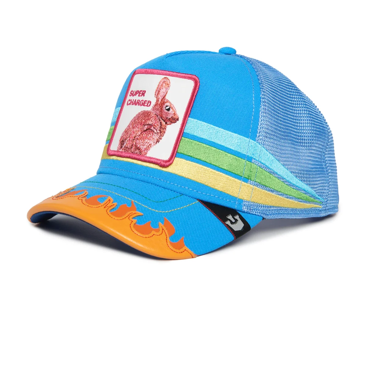 Goorin Bros. The Farm Supercharged Collection czapka typu trucker dla mężczyzn i kobiet, Niebieski (Going and Going And), rozmiar uniwersalny