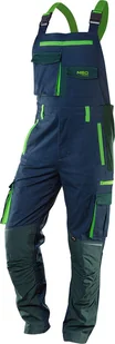 Neo Ogrodniczki robocze Ogrodniczki robocze PREMIUM, 62% bawełna, 35% poliester, 3% elastan, rozmiar XXXL - Odzież robocza - miniaturka - grafika 1