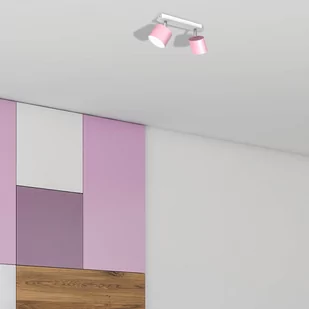 Milagro Lampa sufitowa DIXIE PINK 2xGX53 MLP7610 - Lampy sufitowe - miniaturka - grafika 3