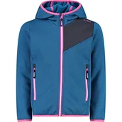 Kurtki i płaszcze dla dziewczynek - CMP - Kid G Jacket Fix Hood, Girl, Titanio, 116 - miniaturka - grafika 1
