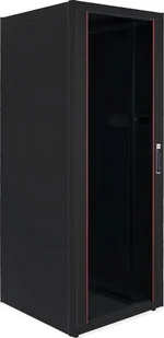 Szafa Roline ROLINE Netzwerkschrank Pro 48,26cm 19Zoll 42 HE 800x800 BxT Glastor schwarz - Szafy rack - miniaturka - grafika 1