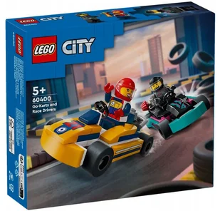 Klocki City 60400 Gokarty i kierowcy wyścigowi - Zabawki konstrukcyjne - miniaturka - grafika 1