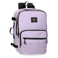 Torby na laptopy - Pepe Jeans Aris Colorful Plecak kabinowy na laptopa 15,6" fioletowy 31 x 44 x 20 cm Poliester by Joumma Bags - miniaturka - grafika 1