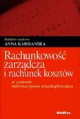 Finanse, księgowość, bankowość - Rachunkowość Zarządcza i Rachunek Kosztów - miniaturka - grafika 1