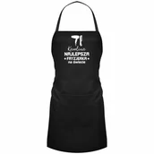 Fartuchy i rękawice kuchenne - Najlepsza fryzjerka + imię - produkt personalizowany - fartuch na prezent dla fryzjera - miniaturka - grafika 1