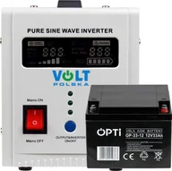 Zasilacze awaryjne UPS - UPS Volt Zestaw do awaryjnego zasilania 33Ah 800W 7871E - miniaturka - grafika 1