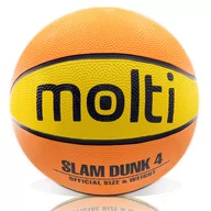 Koszykówka - Piłka do koszykówki MOLTI PK003 pomarań-żółta r.7 - miniaturka - grafika 1