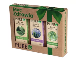 Pureo Moc Zdrowia Zestaw Olejków 3 butelki x 10 ml - Zestawy kosmetyków damskich - miniaturka - grafika 1