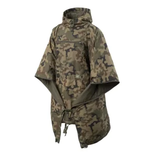 Poncho SWAGMAN ROLL Helikon-Tex PL Woodland - Odzież taktyczna i umundurowanie - miniaturka - grafika 1