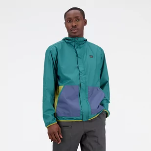 Kurtka męska New Balance MJ31507VDA  zielona - Kurtki męskie - miniaturka - grafika 1