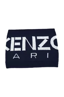 Szaliki i chustki dla dzieci - Kenzo Kids komin dziecięcy kolor niebieski wzorzysty - Kenzo kids - grafika 1