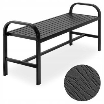 OGRODOVIA Ławka Ogrodowa Czarna Patio