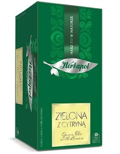 Herbata HERBAPOL BREAKFAST ZIELONA Z CYTRYNĄ (20 kopert) - Herbata - miniaturka - grafika 1