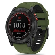 Akcesoria do smartwatchy - Pasek do GARMIN FENIX 3 / 5X / 3HR / 5X PLUS / 6X / 6X PRO / 7X Tech-Protect IconBand zielono-czarne - miniaturka - grafika 1