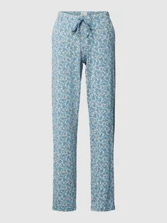 Bielizna nocna - Spodnie od piżamy z kwiatowym wzorem - grafika 1