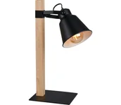 Lampy stojące - Briloner 7406-015 - Lampa stołowa TALE 1xE27/25W/230V czarna - miniaturka - grafika 1