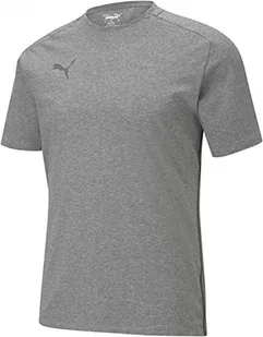 PUMA PUMA Koszulka męska Teamcup Casuals Tee Shirt Średnia szarość Heather-smoked Pearl L 657975 - Koszulki męskie - miniaturka - grafika 1