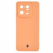 Etui i futerały do telefonów - Bizon Etui Case Silicone Sq do Xiaomi 13 Pro, pomarańczowe - miniaturka - grafika 1
